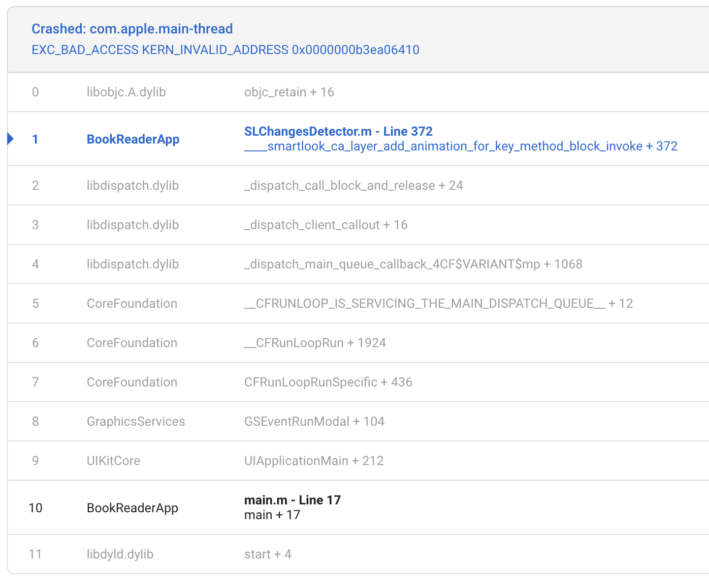 Crashes caused by Smartlook SDK · Issue #8 · smartlook/smartlook-mobile ...