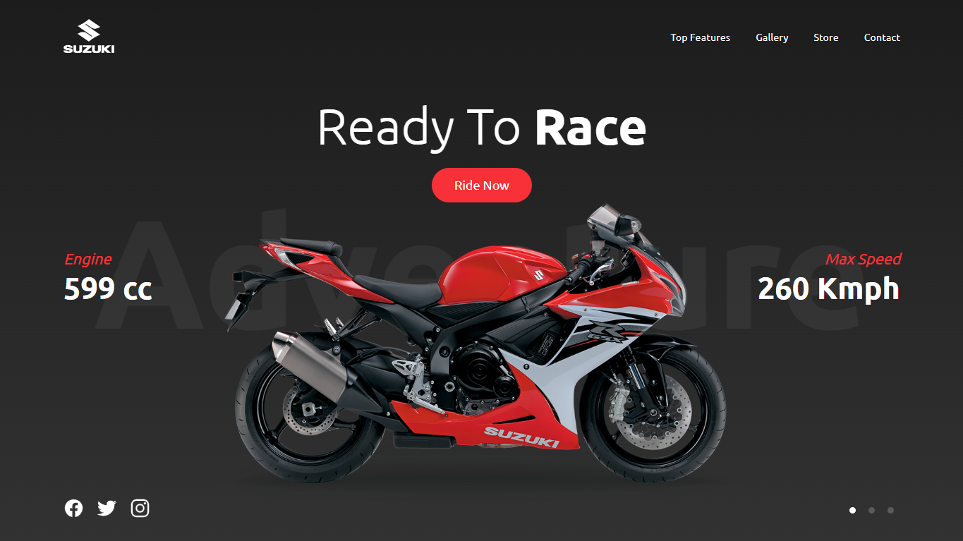 GitHub - mikeotharan-code/Suzuki-Bike-Website-Landing-Page