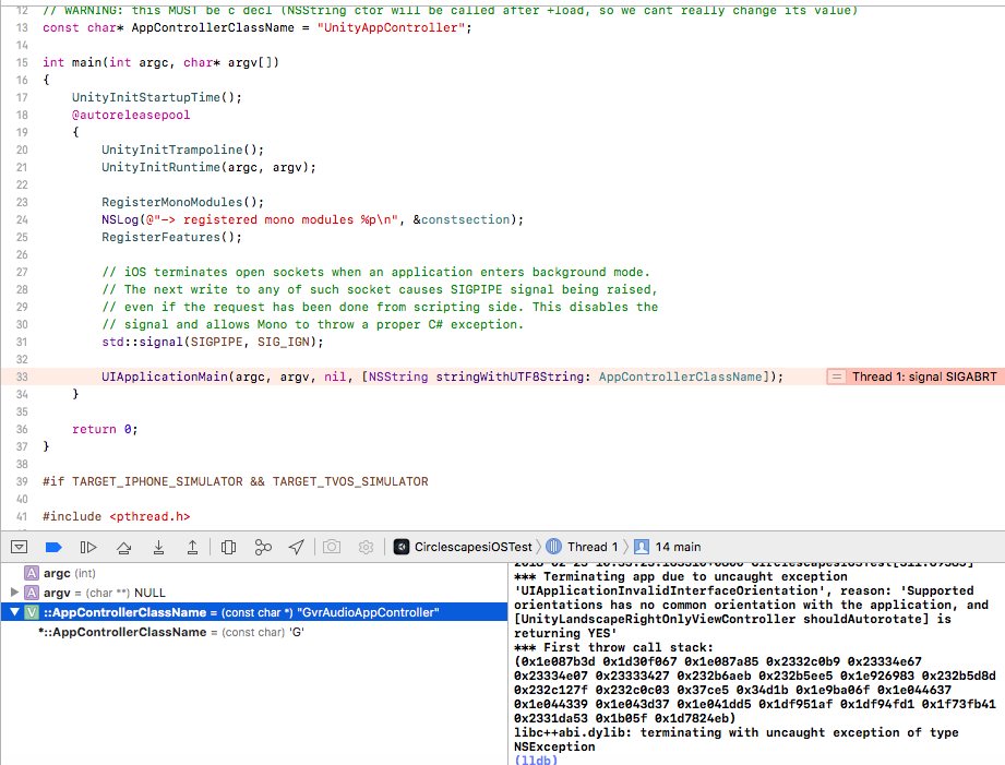 iOS build crashes on launch · Issue #851 · googlevr/gvr-unity-sdk · GitHub