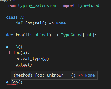 TypeGuard changes type of variable outside the if block · Issue #2356 ...