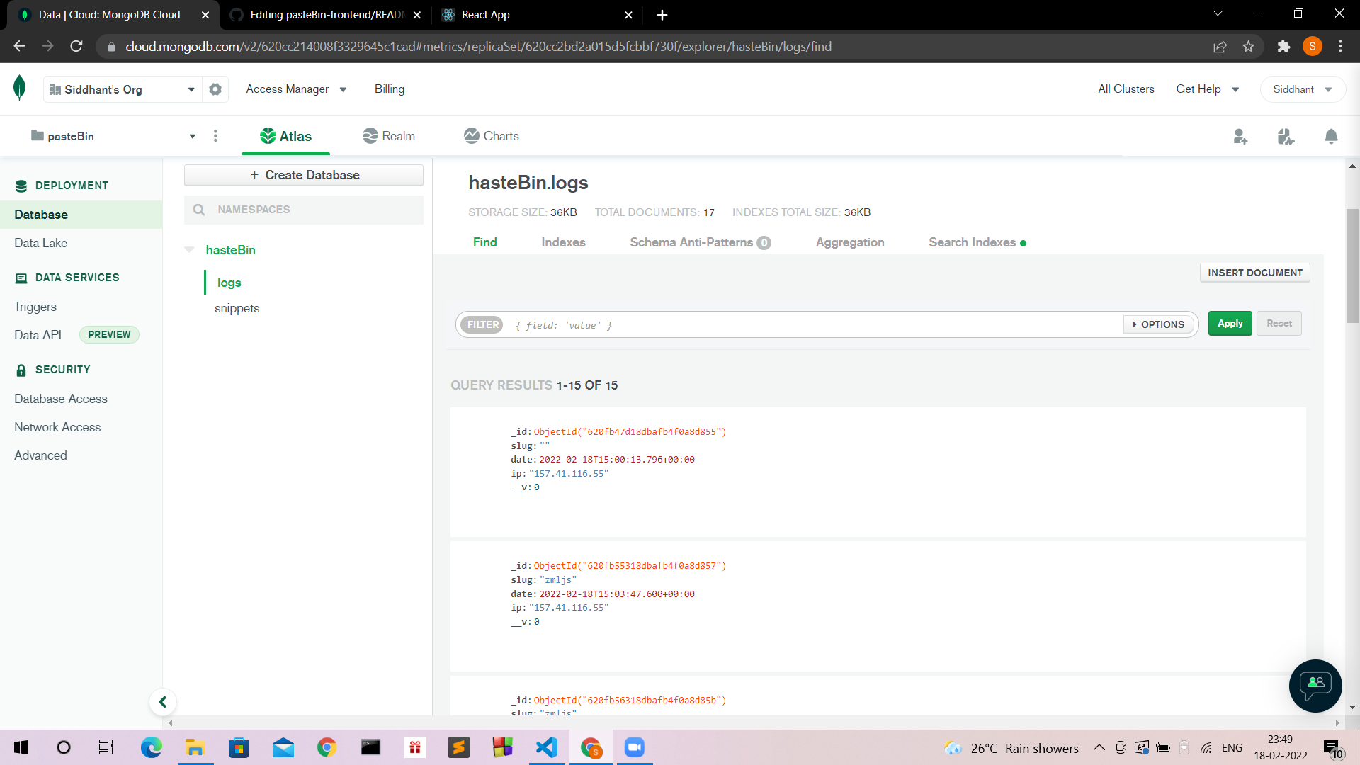 GitHub siddhantmohanty2001/pasteBinfrontend