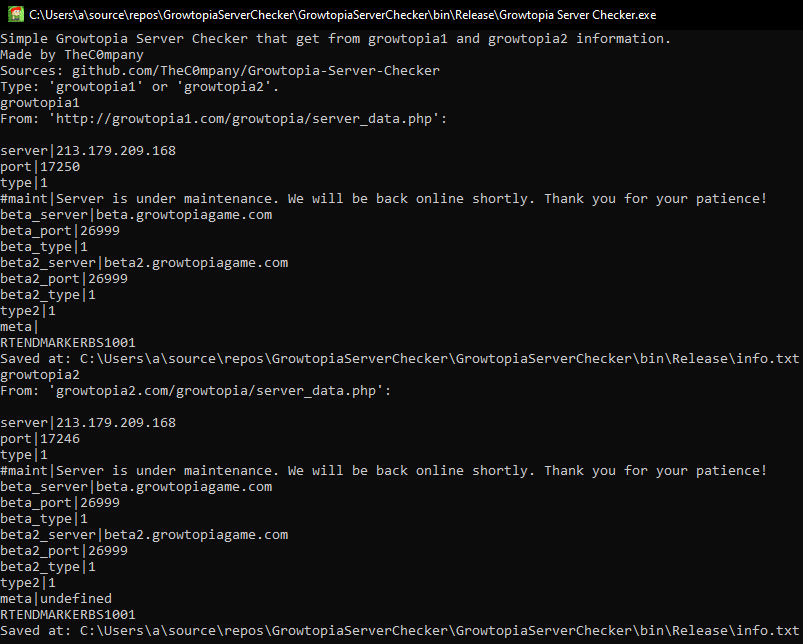 GitHub 5l1v3r1/GrowtopiaServerChecker Growtopia Server Checker to