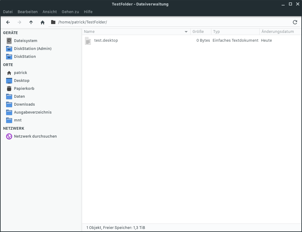 Folder with no Space