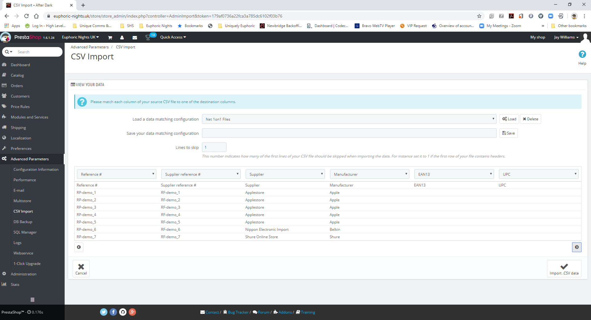 CSV Import · Issue #19187 · PrestaShop/PrestaShop · GitHub