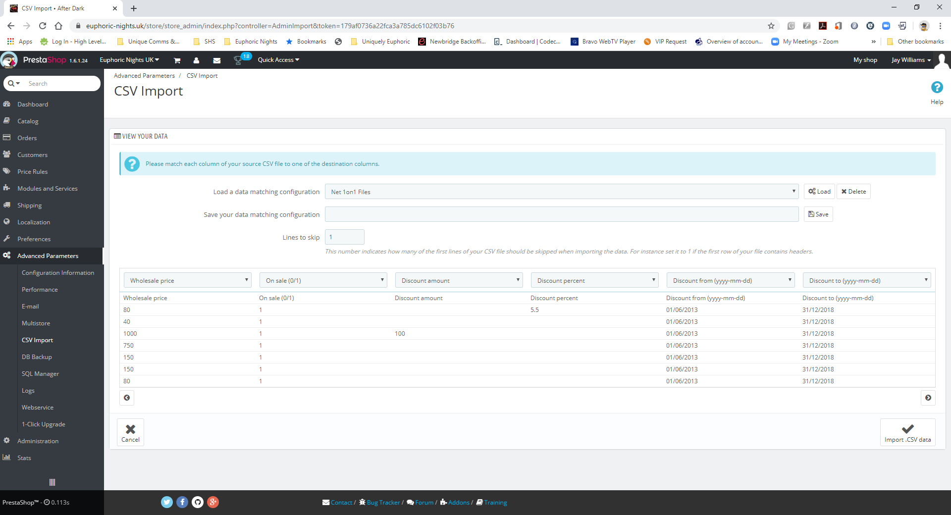 CSV Import · Issue #19187 · PrestaShop/PrestaShop · GitHub