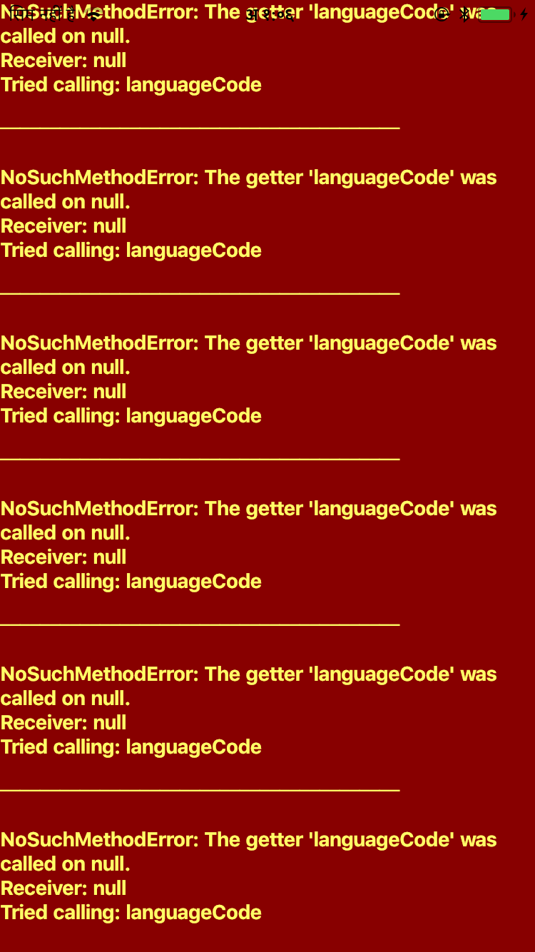 localization working fine in android , in IOS it working fine with ...