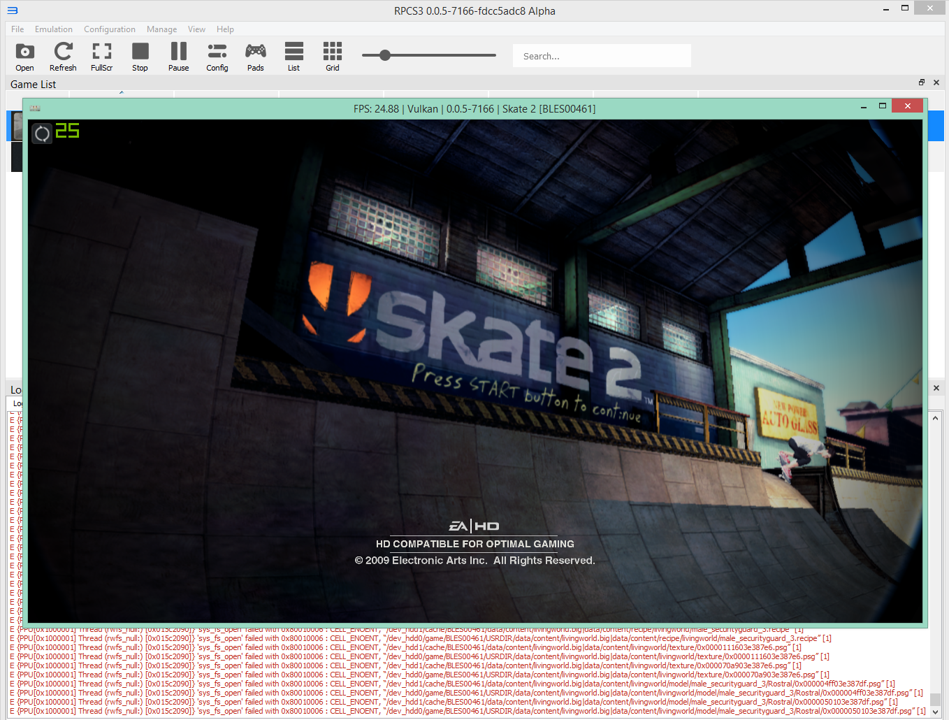 Skate 2 misbehaving shadows [BLES00461] · Issue #4967 · RPCS3/rpcs3 ...
