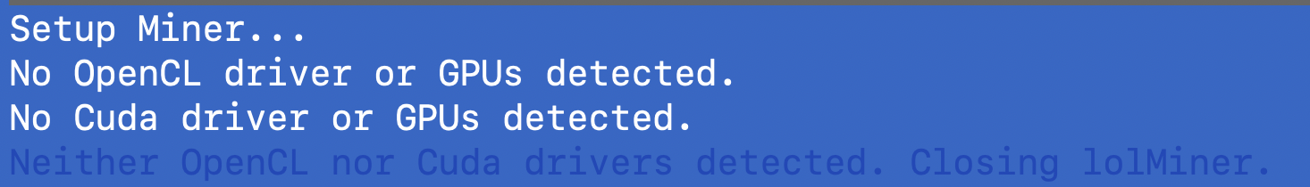 No OpenCL driver or GPUs detected. · Issue #572 · Lolliedieb/lolMiner ...