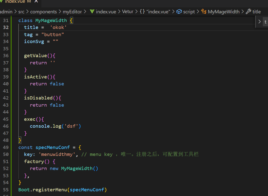 自定义功能成功注册了 但是工具栏没有显示 · Issue #4385 · wangeditor-team/wangEditor · GitHub
