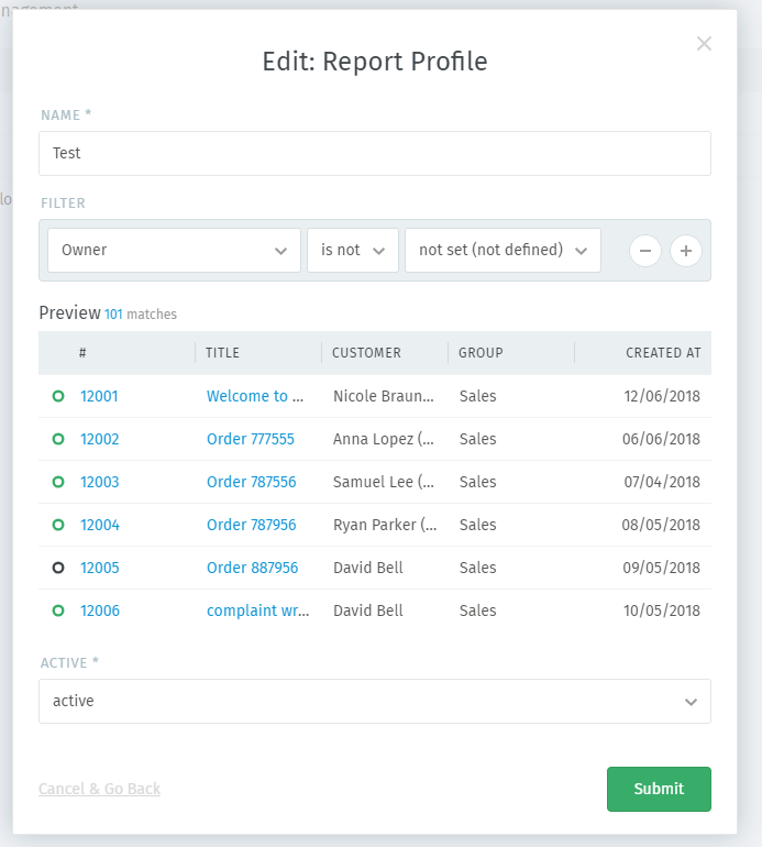 Elasticsearch throws error 500 when filtering for owner or custom