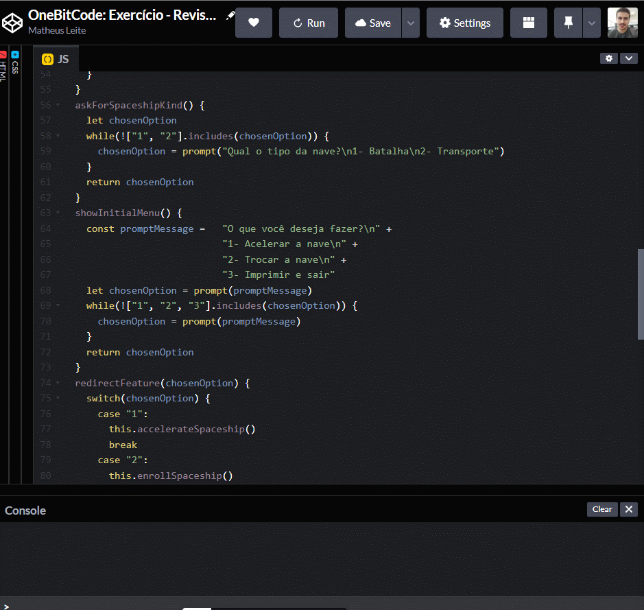 GitHub - matheuslei/OneBitCode-ClassReview: Resolução do exercício ...