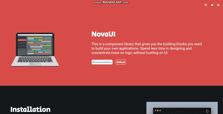 GitHub - sach10-create/Nova-ui-Component-Library: Component Library ...