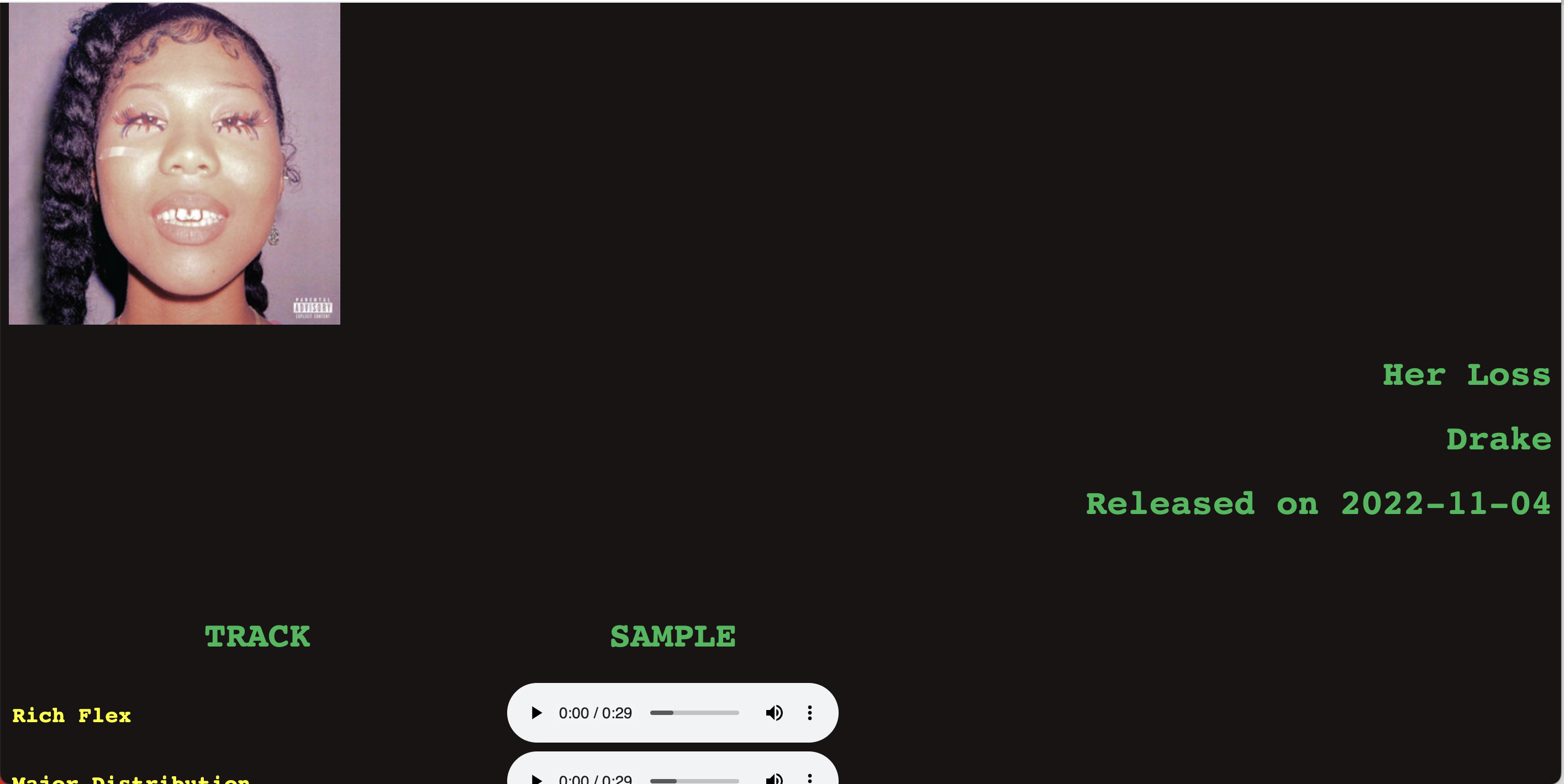 GitHub Kudzmat/TheVinylStore Music streaming full stack flask app