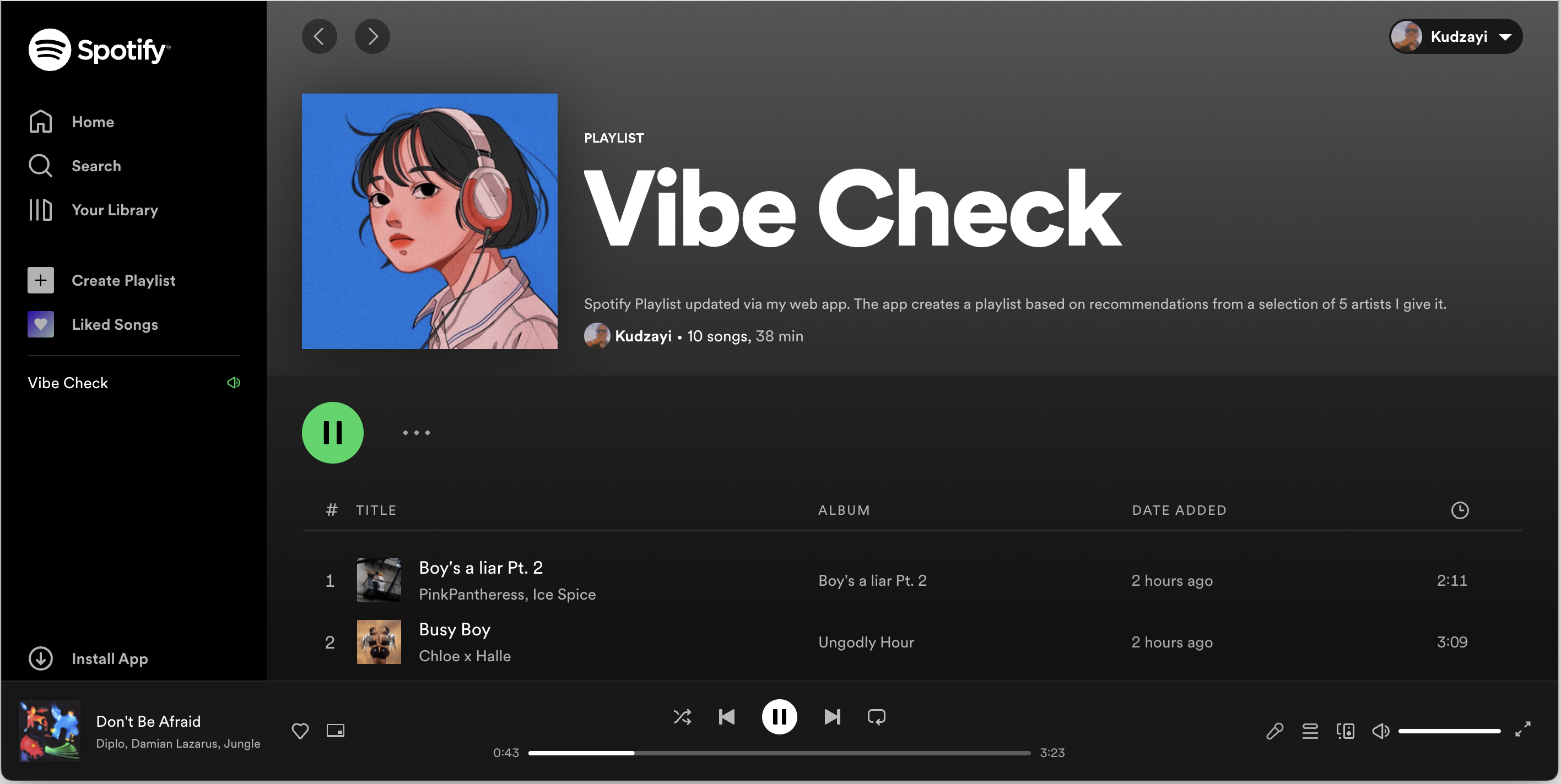 GitHub Kudzmat/TheVinylStore Music streaming full stack flask app