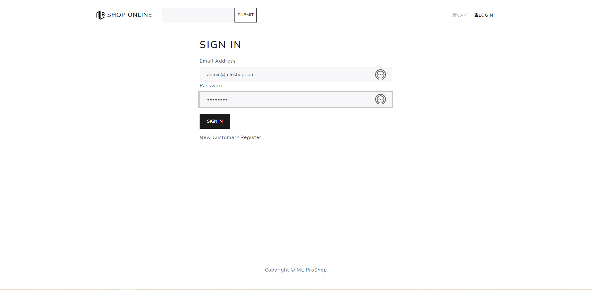 GitHub - tknle/onlineshop