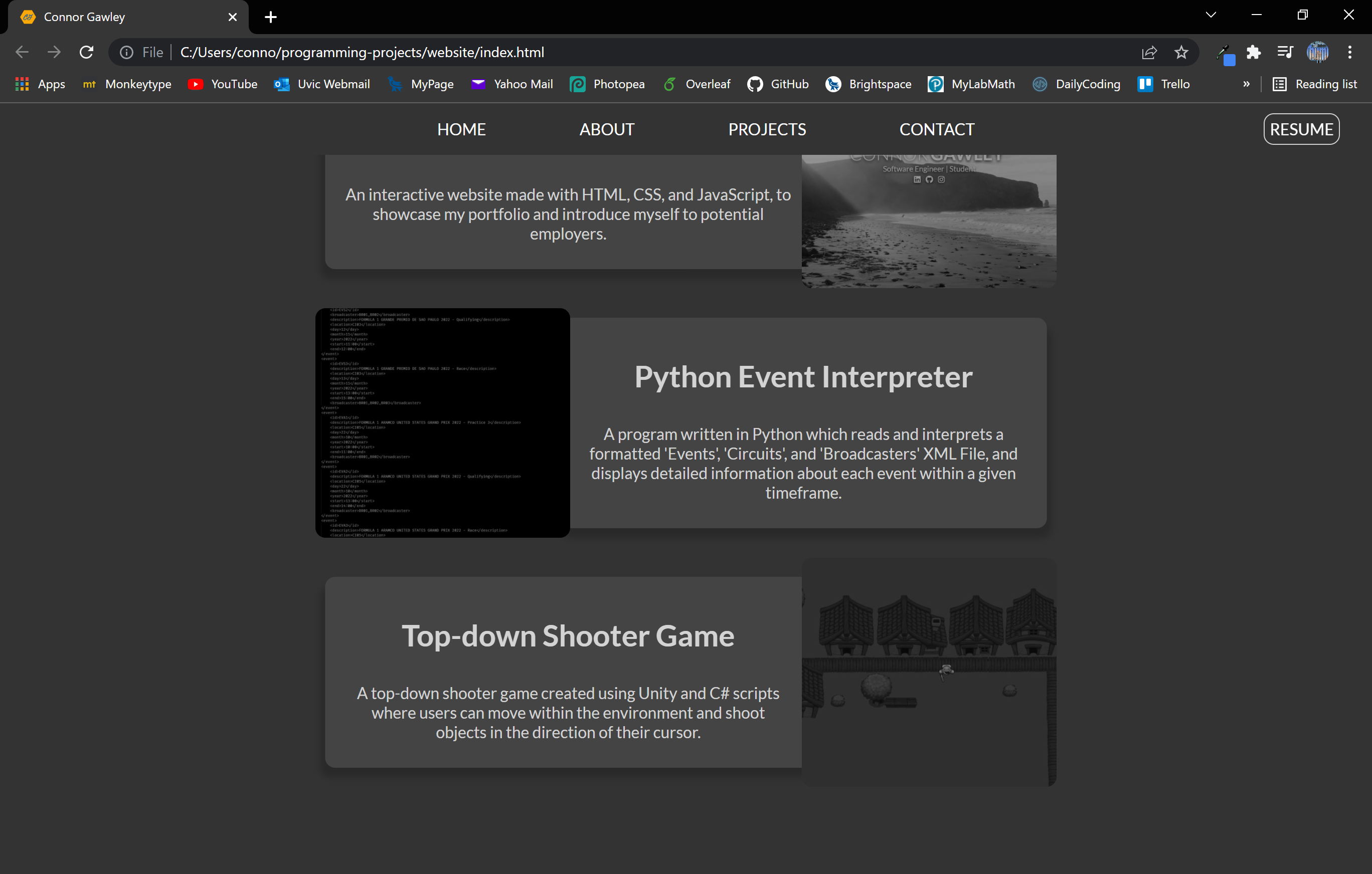 GitHub - gawlster/portfolio-old: A personal website with my portfolio ...
