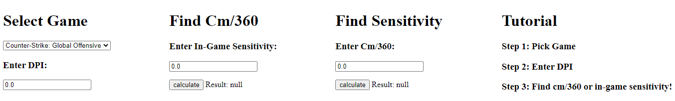GitHub - christianreihms/sensitivity-converter
