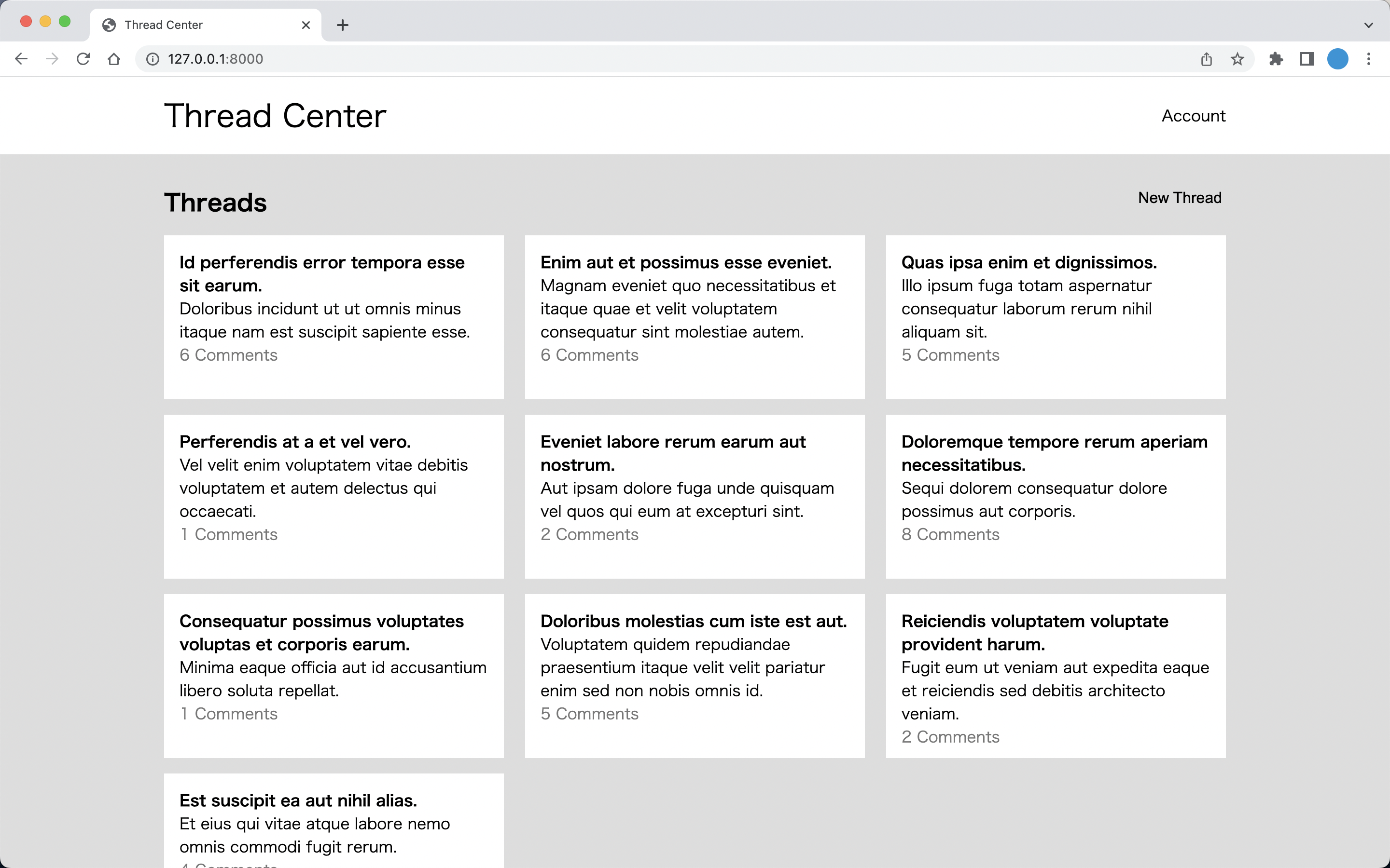 Github fnyukii threadcenter web 