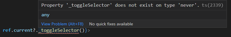 TypeScript error when using ref · Issue #240 · renrizzolo/react-native ...