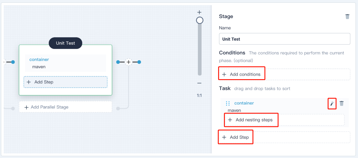 docs/quickstart/jenkinsfileoutofscm, click the buttons but no