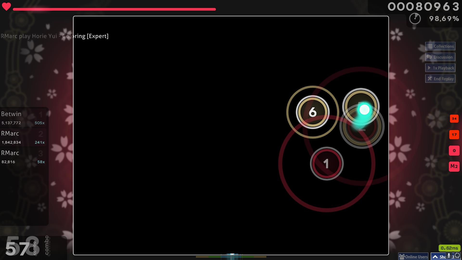Osu Ranking Screen Friend Ranking removes own score while spectating on the 2nd play ...