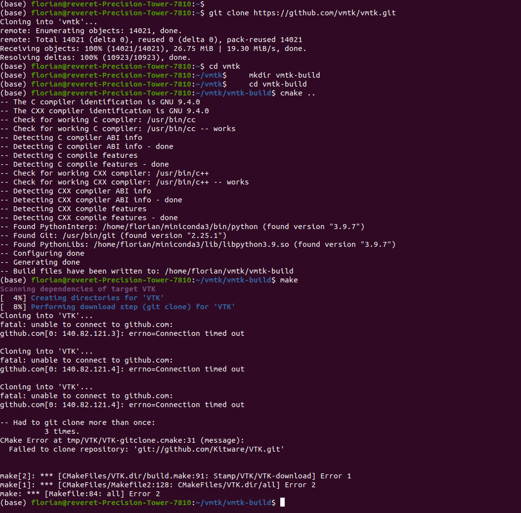 VMTK installation - error git clone vtk · Issue #429 · vmtk/vmtk · GitHub