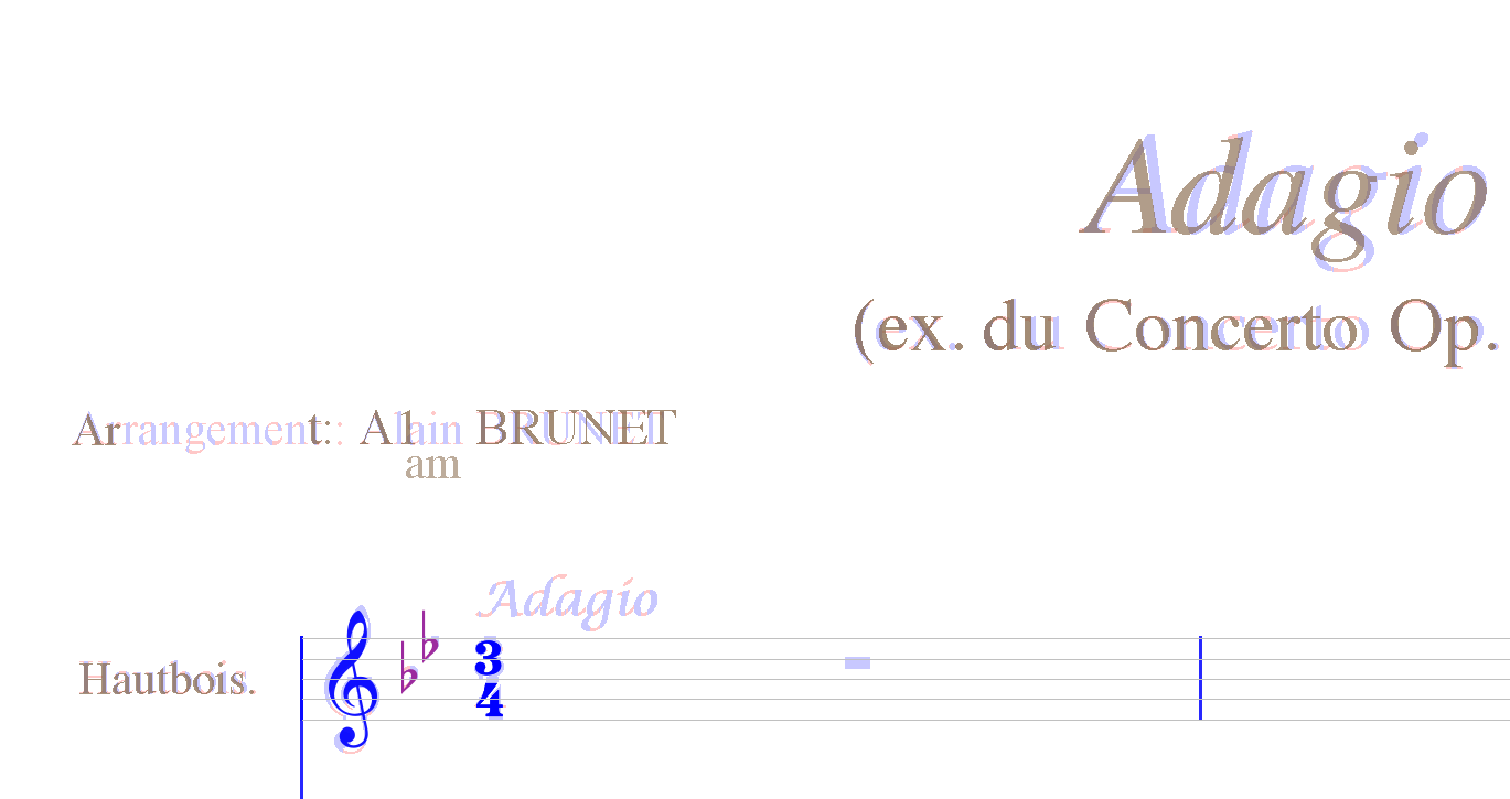Recognized text with errors