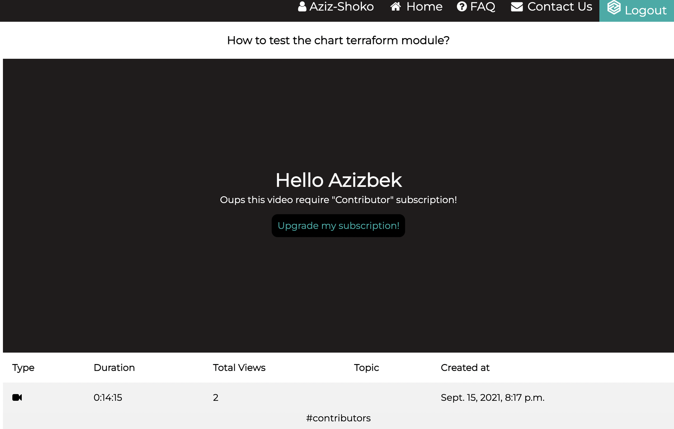 Helm Chart Repository