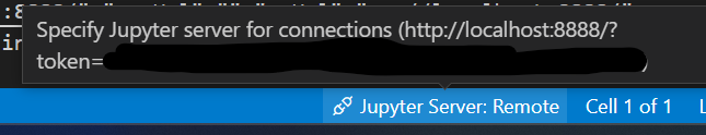 Cell is not runnable in web, even though connected to jupyter server ...