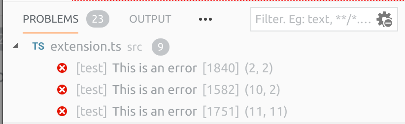 File type filters aren't working in Problems Panel · Issue #62216 ...