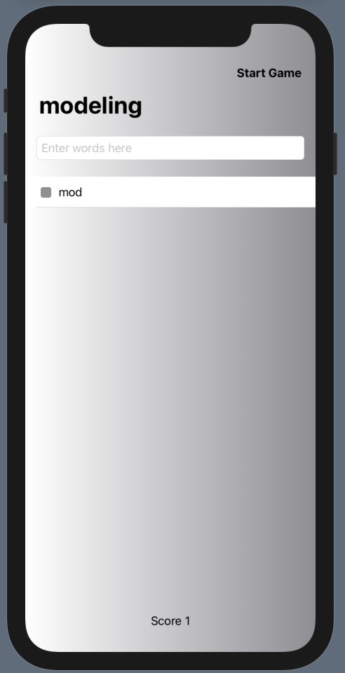 Word Rater GitHub - aarish21/Word-Scramble: SwiftUI app to make word from a given ...