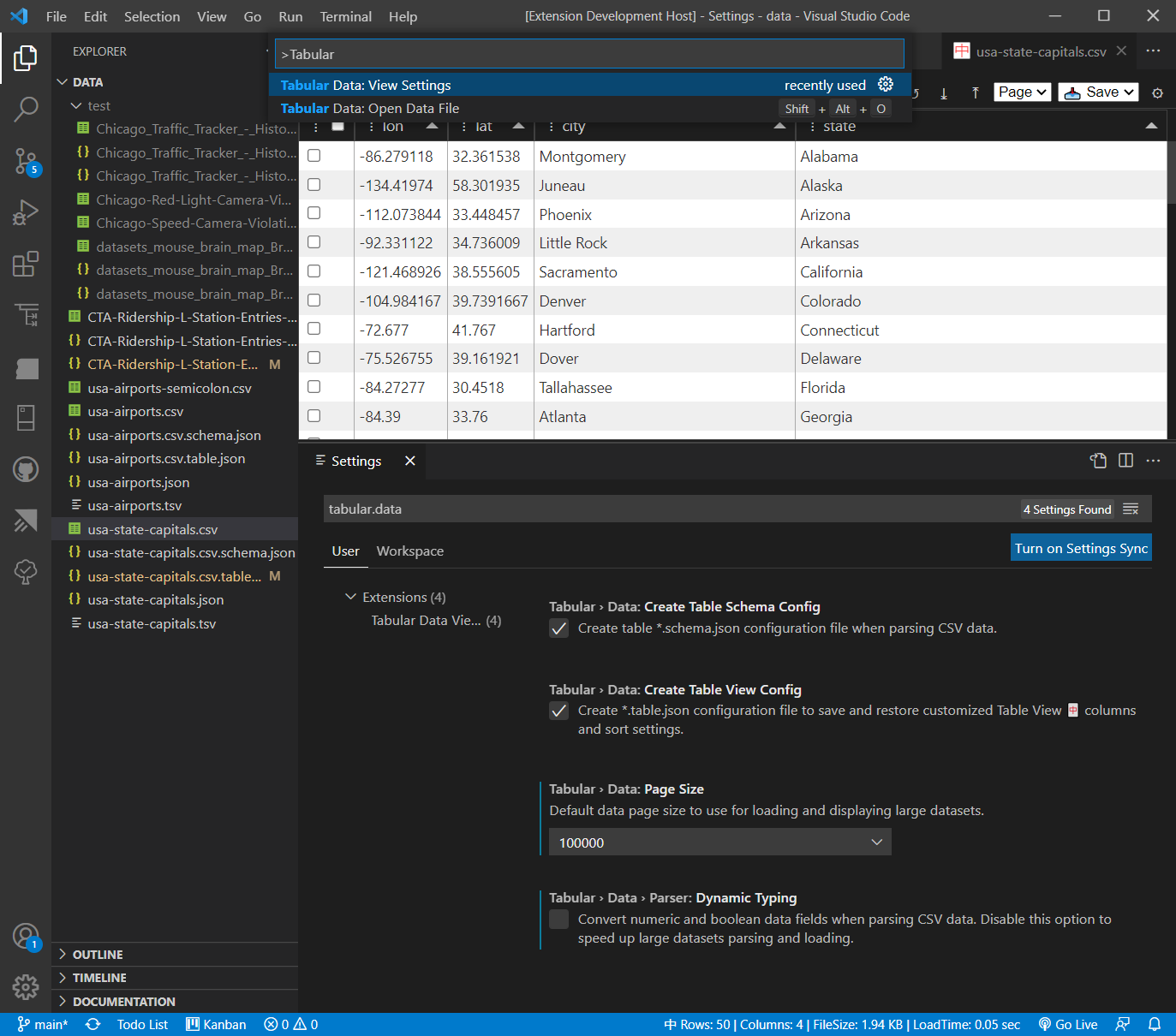 tabular-data-viewer-settings