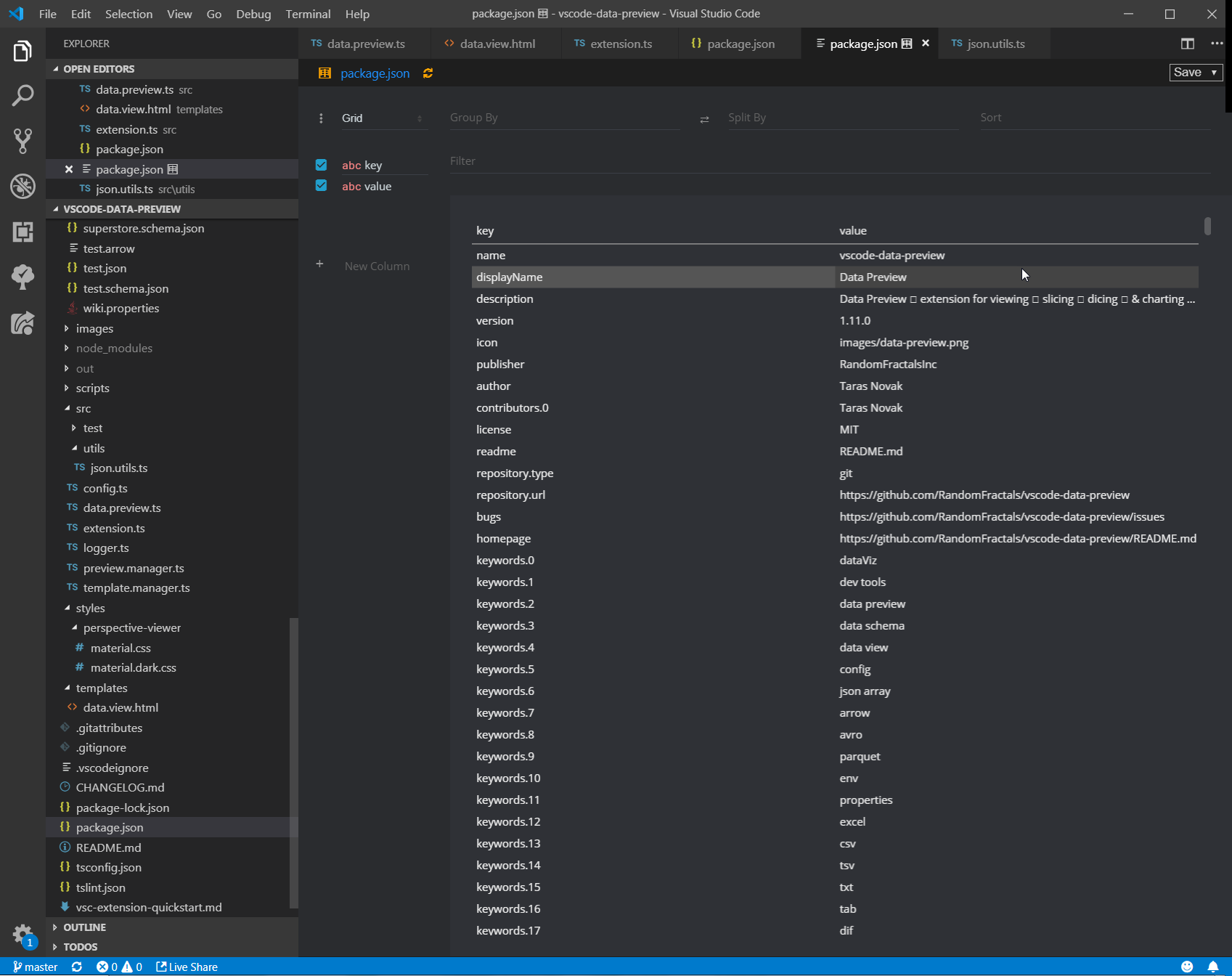 vscode-data-preview-package