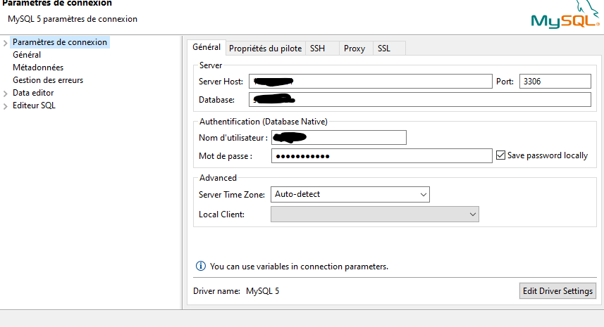 Variables in Network profiles replaced by a value at first connection ...
