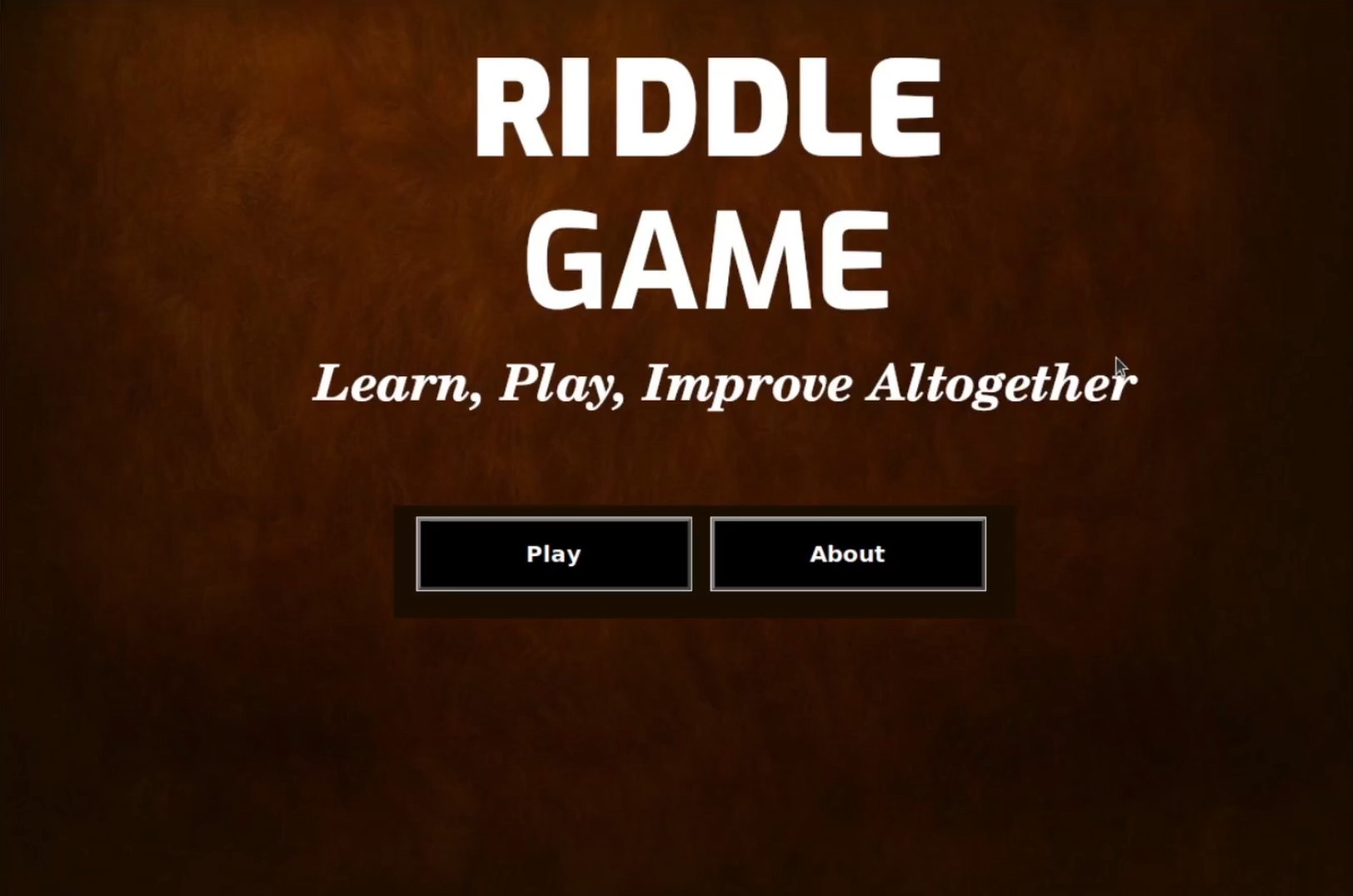 GitHub - ArjunBajajAB/RIddle-Game-for-Dyslexic-Students-using-Deep-Learning
