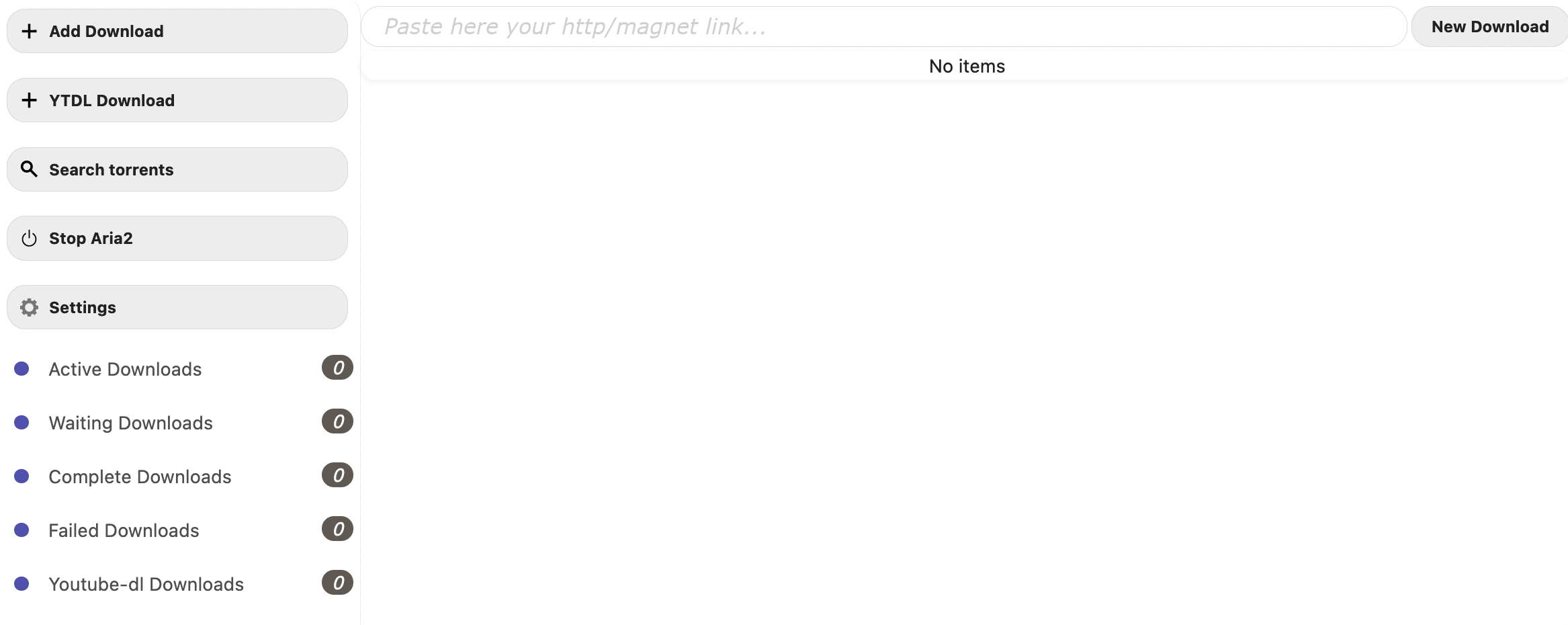 Allow to paste Magnet URL in