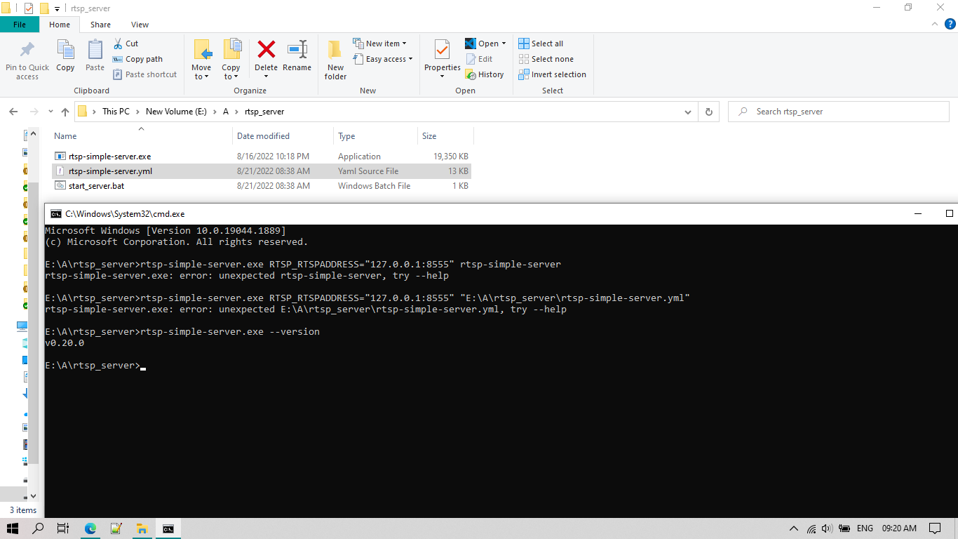 Error in overriding configuration parameters · bluenviron mediamtx