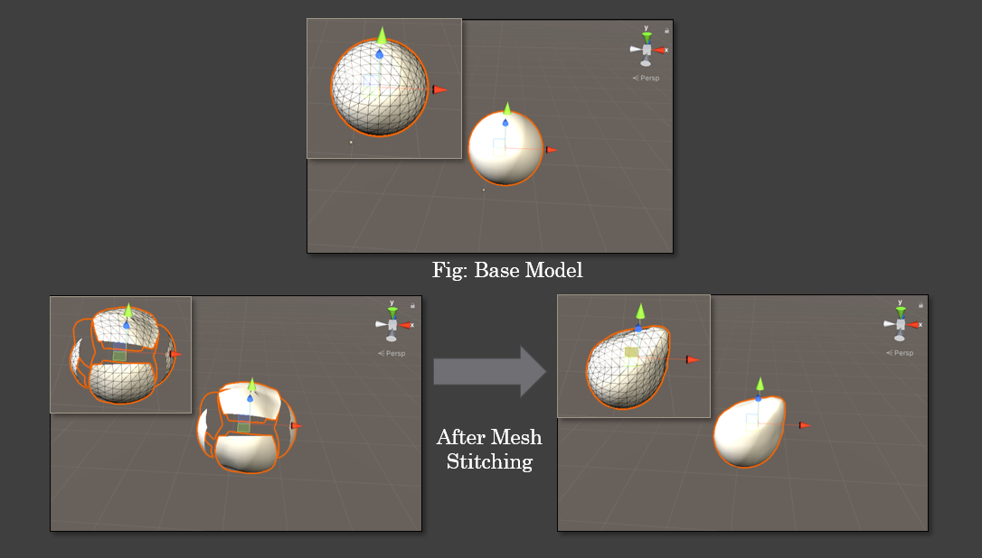 GitHub - higreenogre/Unity-Mesh-Stitching: A simple mesh baking script ...