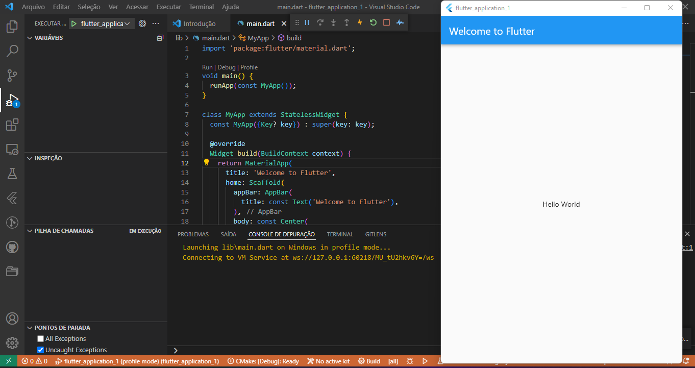 GitHub - rebeccajanuario/Flutter-Hello-World: Hello world in Flutter
