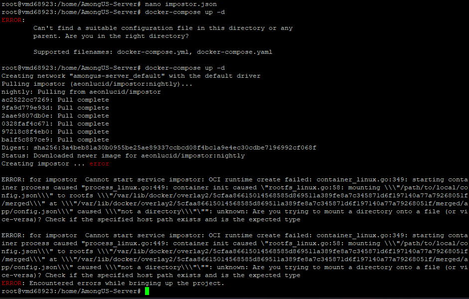 Error on Installation · Issue #370 · Impostor/Impostor · GitHub