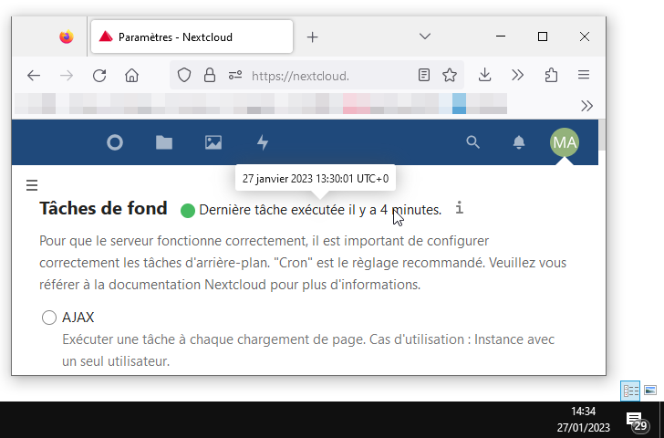 [Bug]: Time in cron and nextcloud isn't correct · Issue #36410 ...