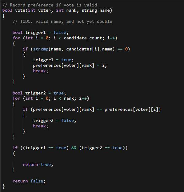 CS50 Runoff Pset3 · GitHub