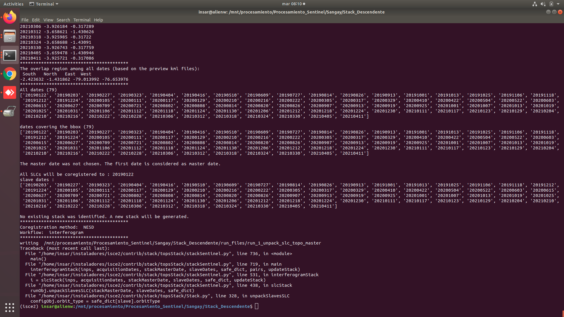 StackSentinel with download recents orbits · Issue #270 · isce ...