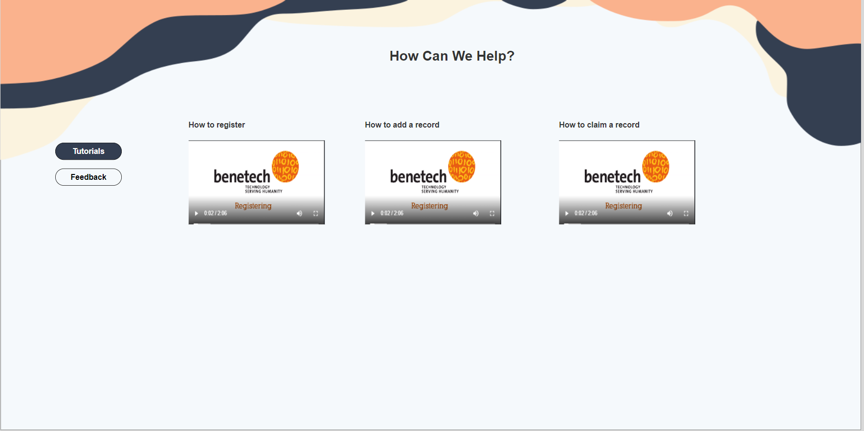Feedback page to Help Center (in wordpress missing official content ...