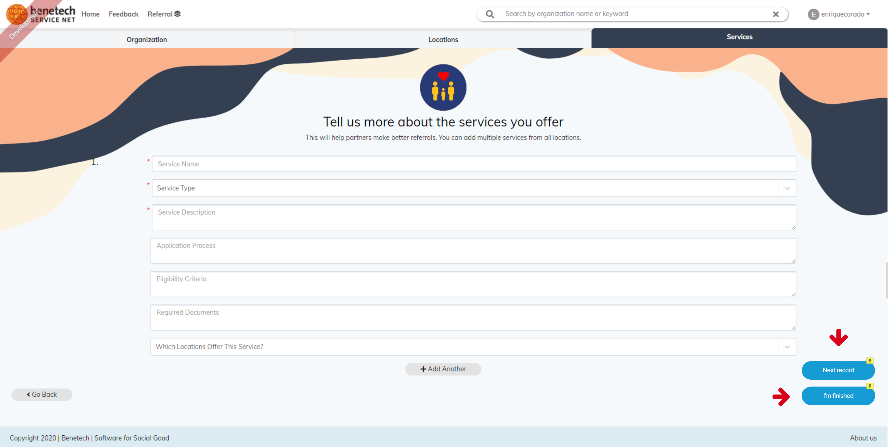 Onboarding Registration (Claim a record workflow 3) · Issue 1324 · openreferral