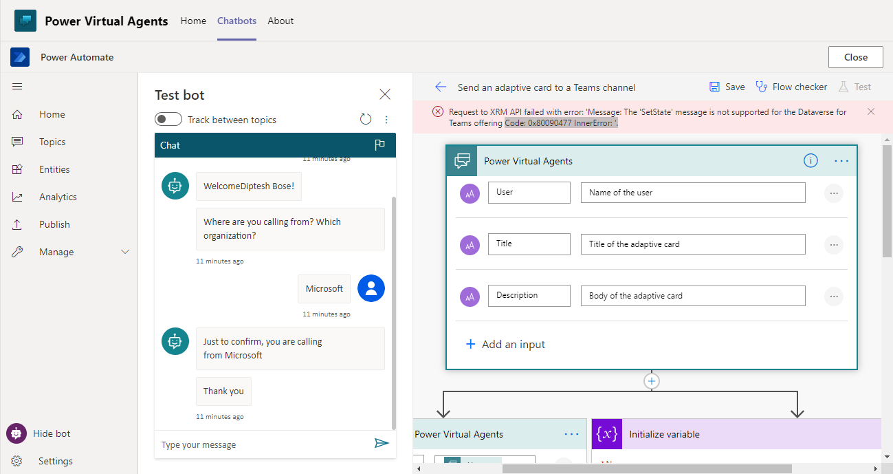 Code 0x80090477 innererror issue 2525 microsoftdocs powerapps 