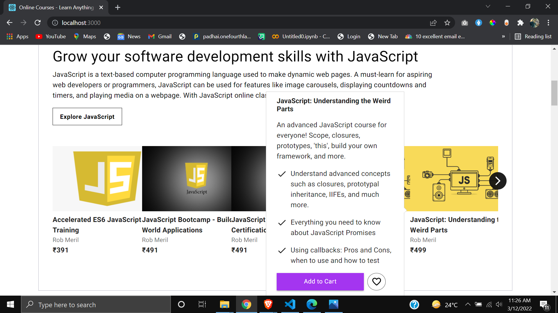 GitHub - anamikarec/udemy.com-project: This is a team project with two ...