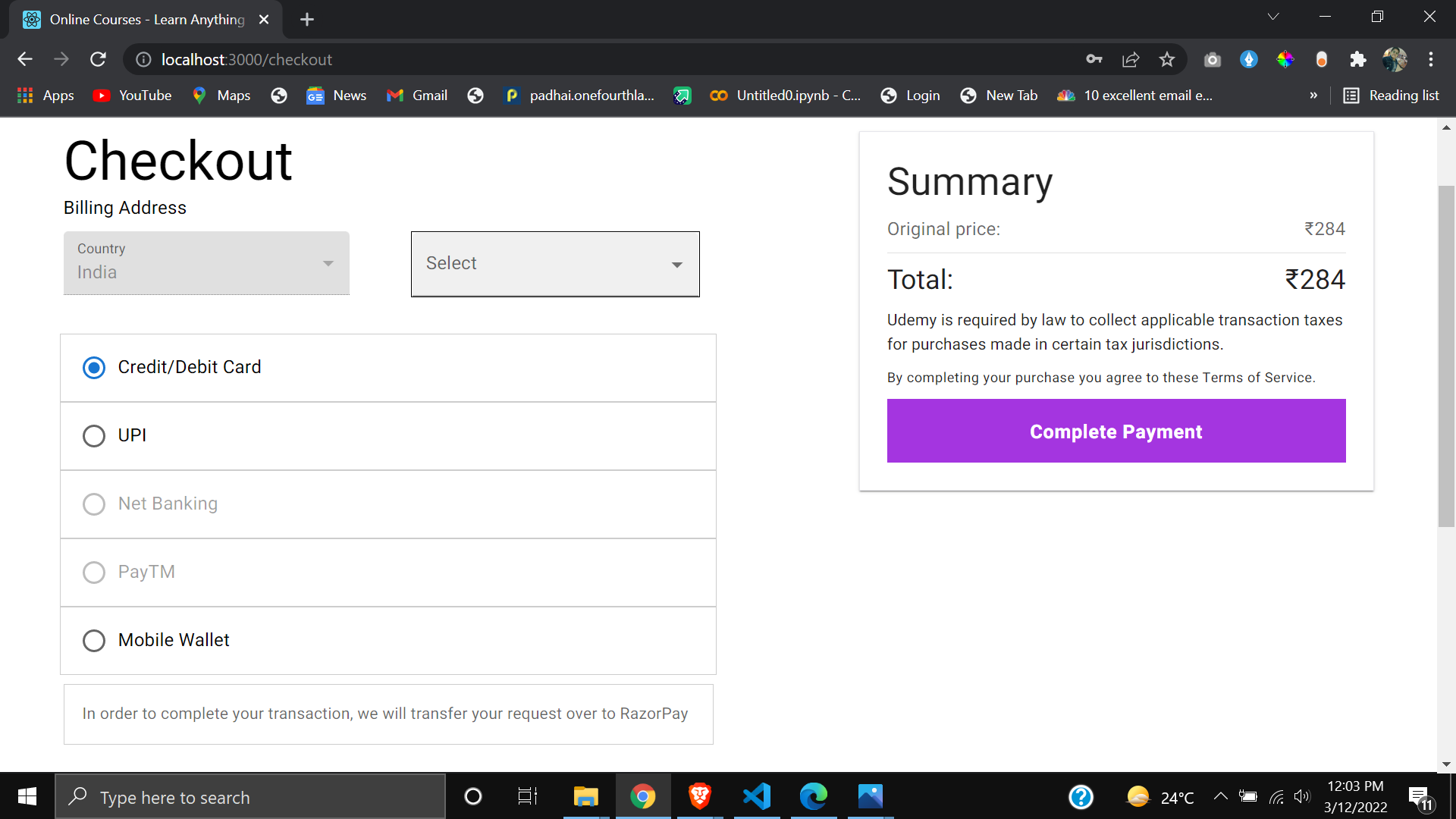 GitHub - anamikarec/udemy.com-project: This is a team project with two ...