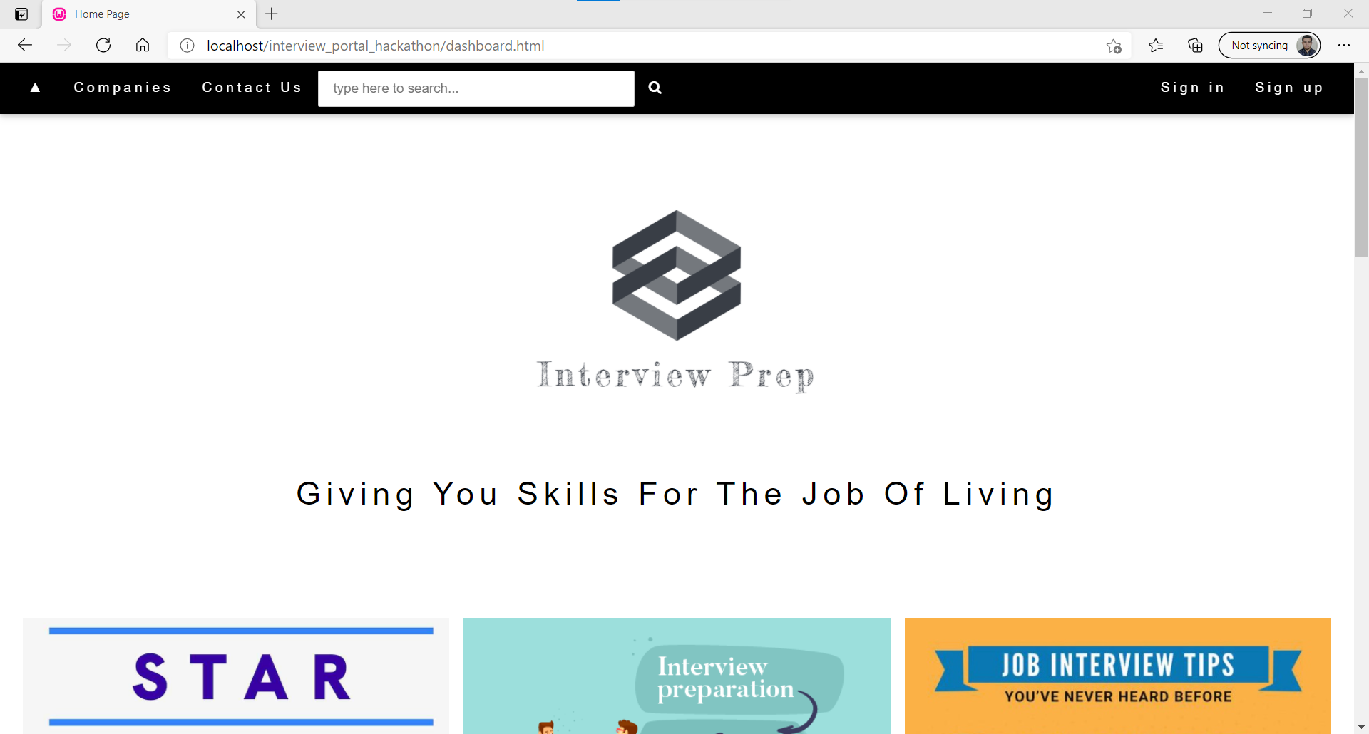 GitHub - awwush/interview-prep: Interview preparation portal for job ...