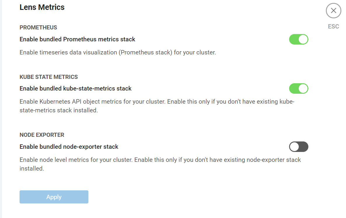 Metrics not available on k3s · Issue 6520 · lensapp/lens · GitHub